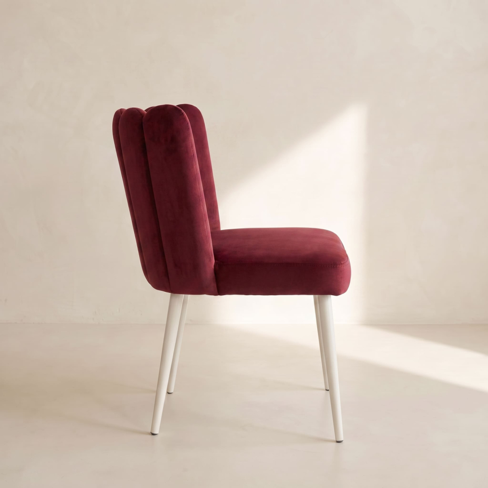 Tulip Chair – Burgundy Wine