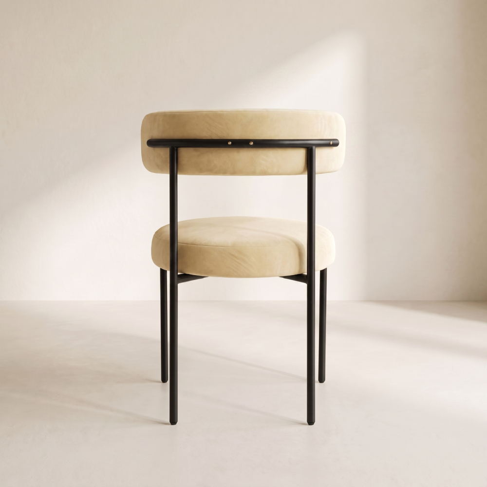 Bouclé Chair – Butter Yellow