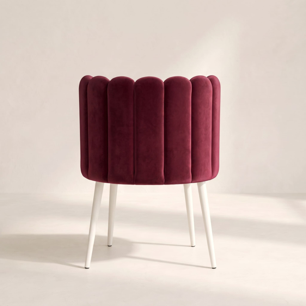 Tulip Chair – Burgundy Wine