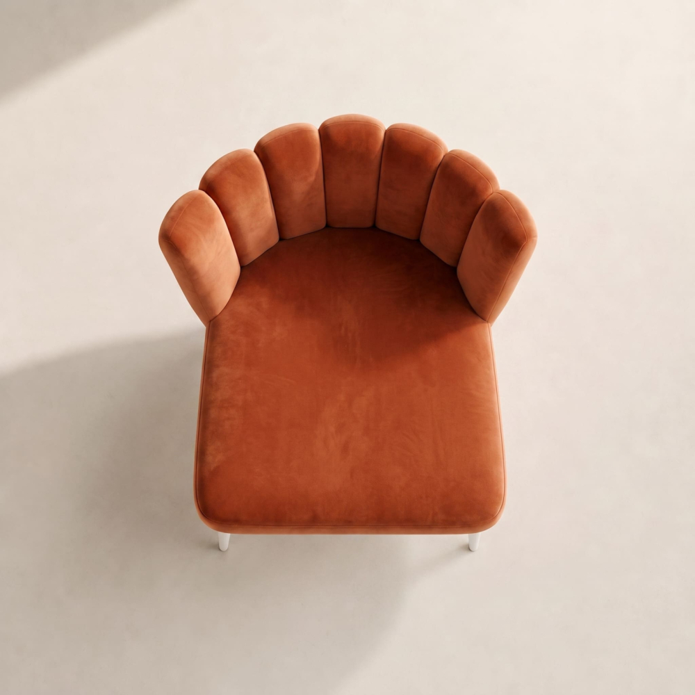 Tulip Chair – Burnt Orange
