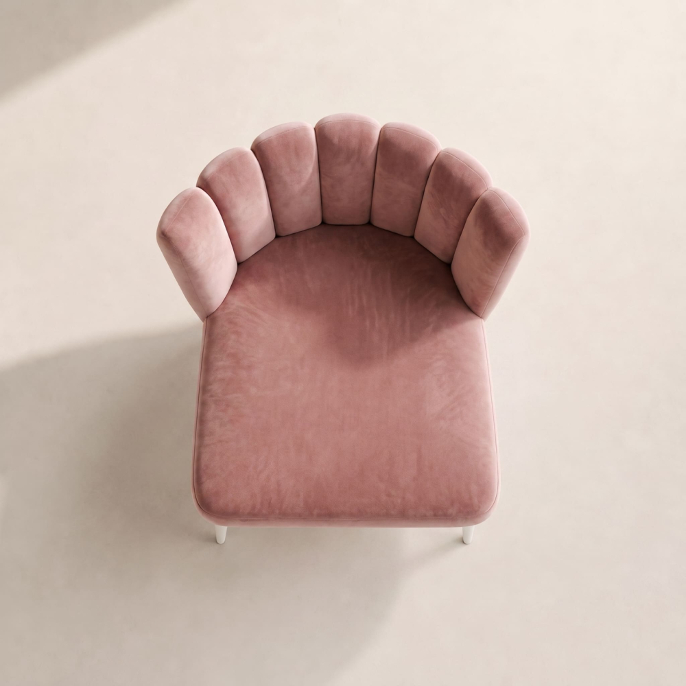 Tulip Chair – Dusty Rose