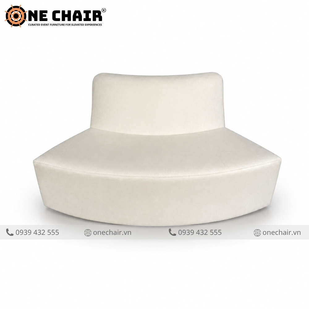 Crescent Curve Modular Sofa Cho Sự Kiện Cao Cấp | ONE CHAIR