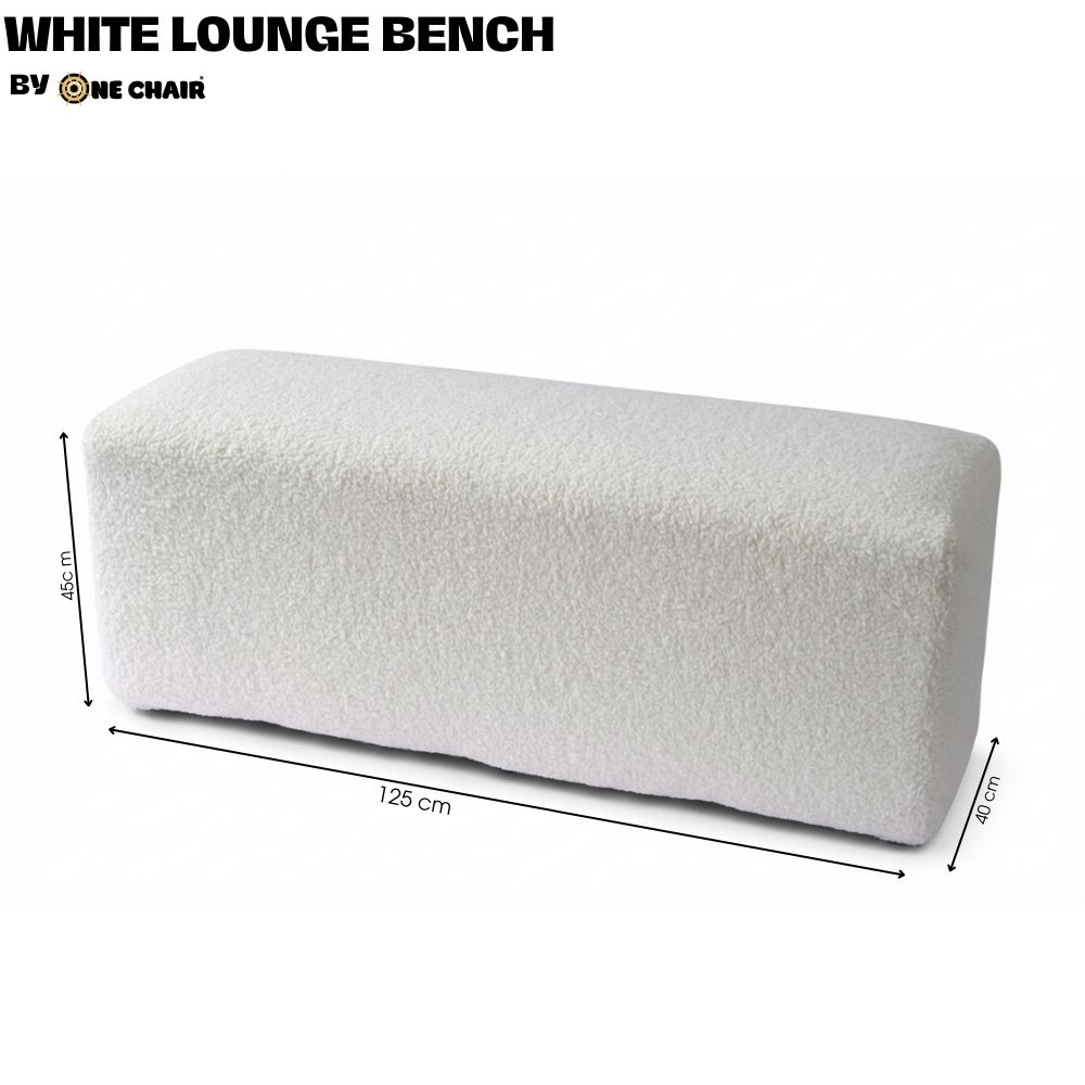 Ghế Sofa Băng Lounge Màu Trắng – Tối Giản, Thanh Lịch Cho Mọi Concept Sự Kiện