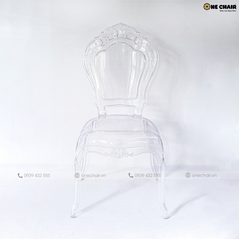 Queen Chair: Ghế Sự Kiện Trong Suốt - Lộng Lẫy Quý Phái