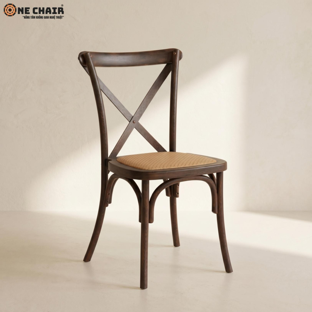Crossback Chair – Brown
