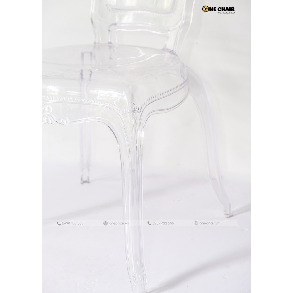 Queen Chair: Ghế Sự Kiện Trong Suốt - Lộng Lẫy Quý Phái