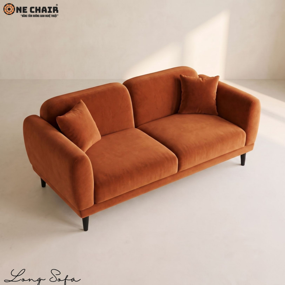 Double Sofa – Burgundy Wine