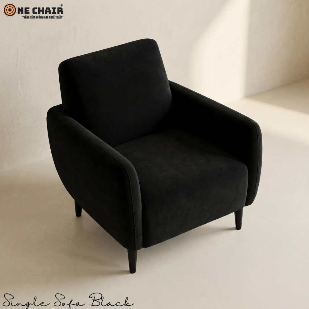 Single Sofa – Black