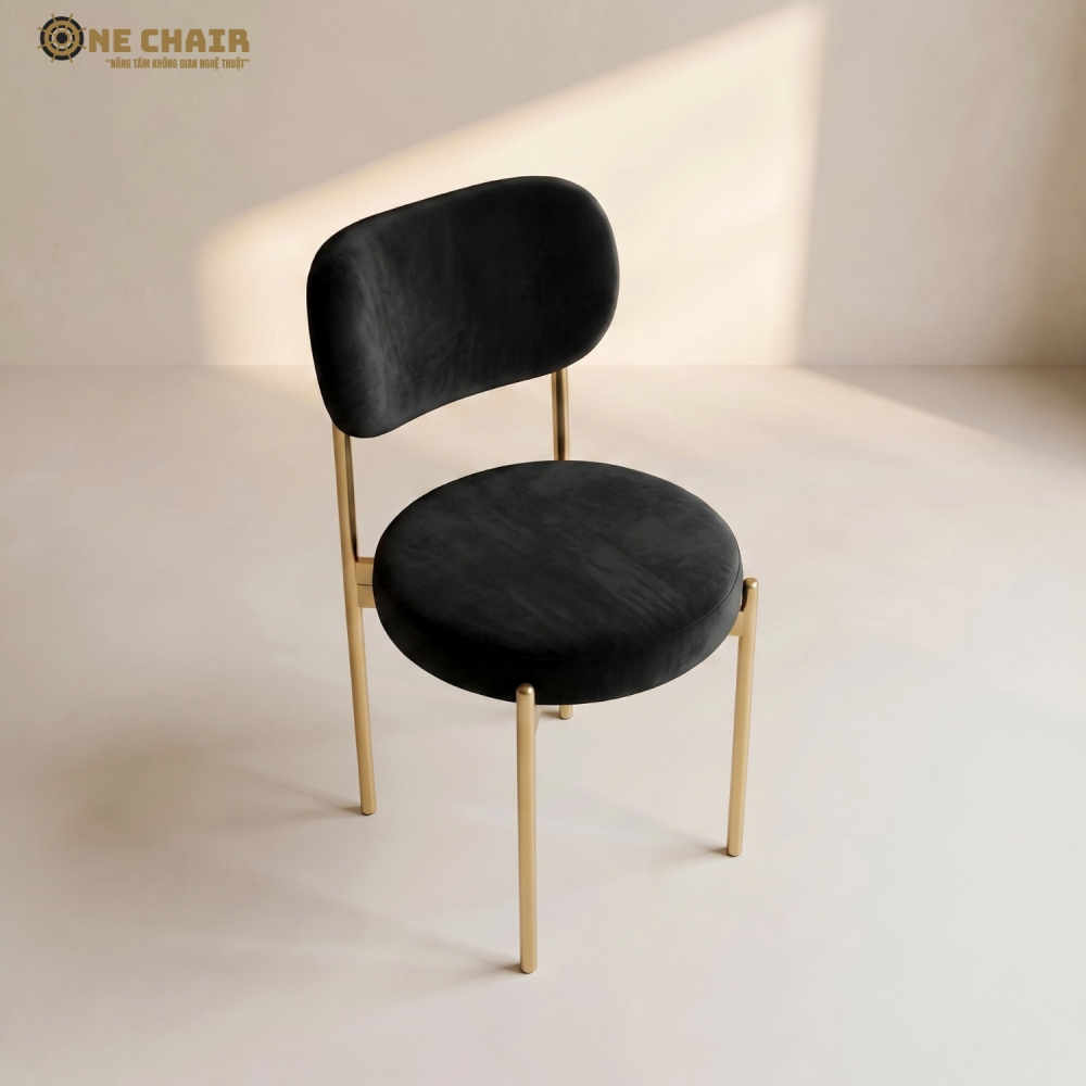 Velvet Chair – Black