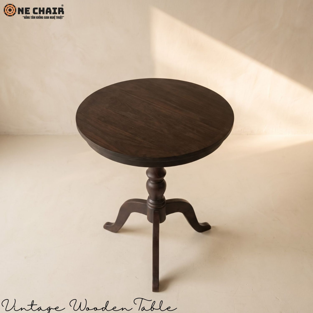 Vintage Wooden Table – Wenge