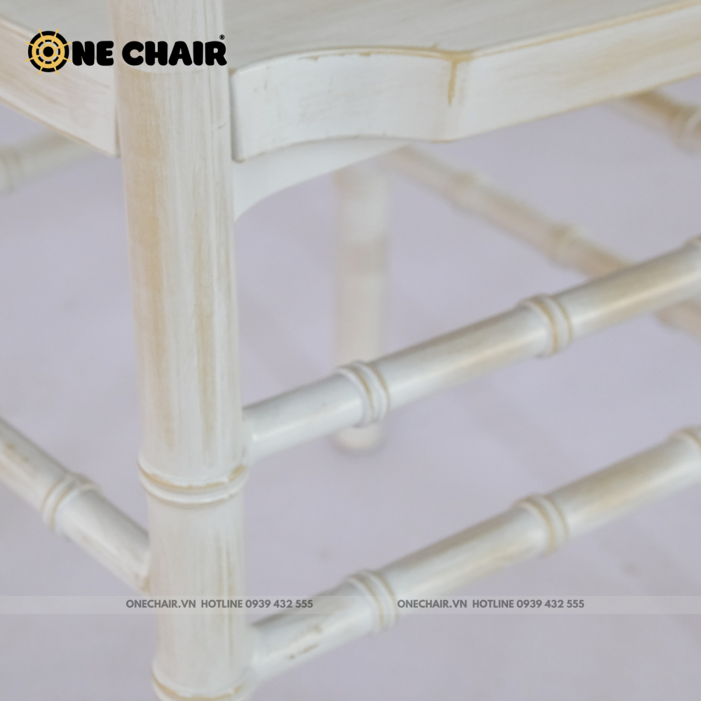 Ghế Chiavari Tiffany - Resin Màu Scratched Wood