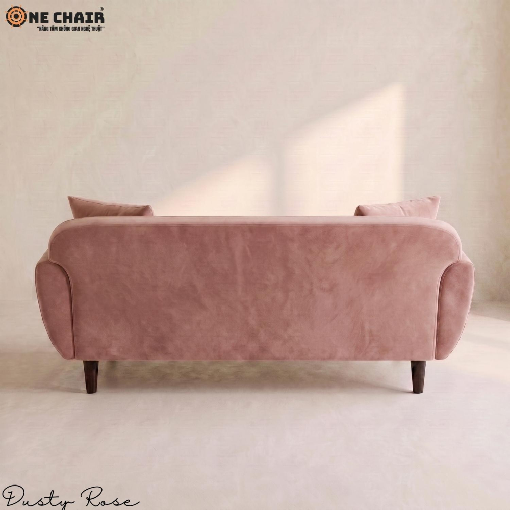 Long Sofa – Dusty Rose