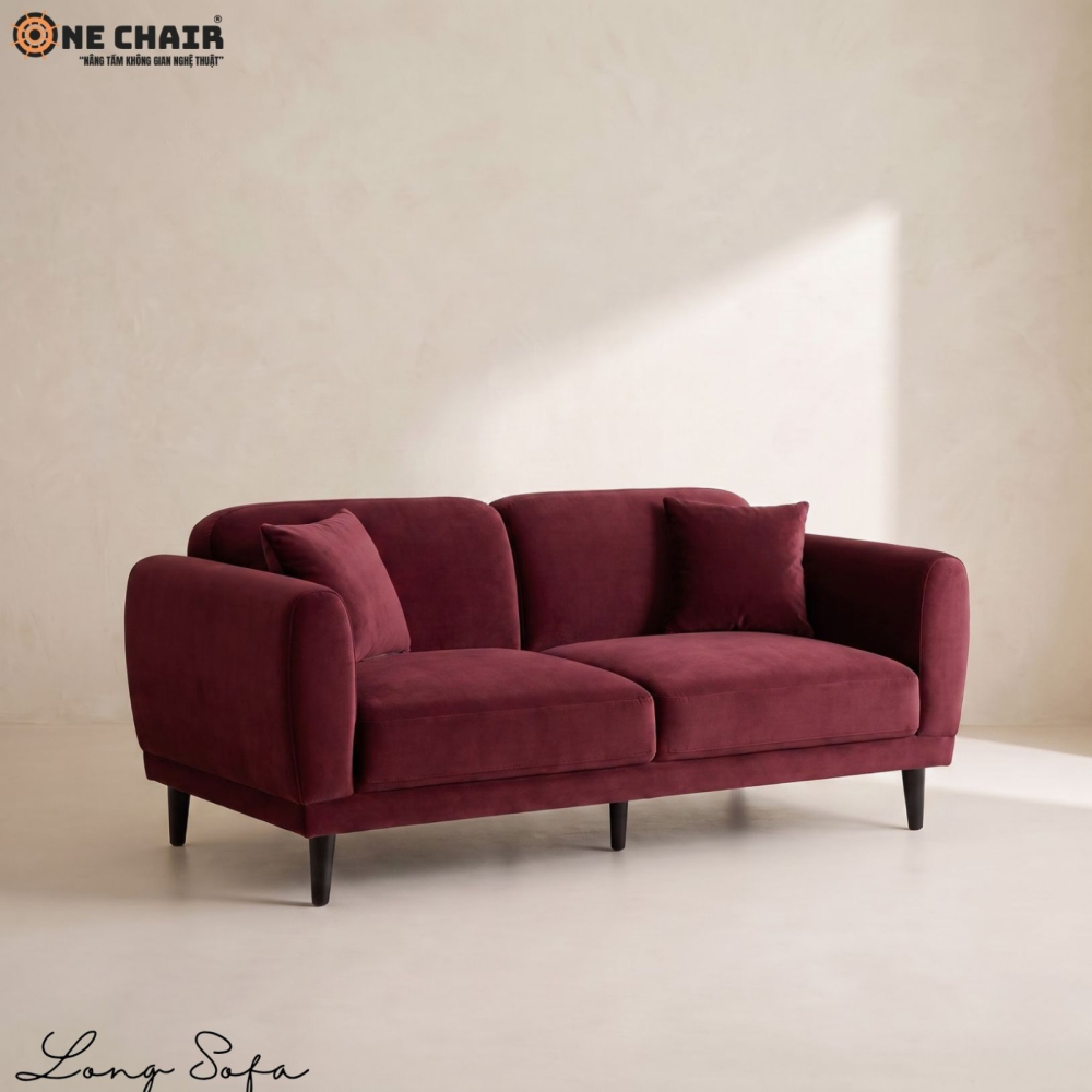 Double Sofa – Burnt Orange