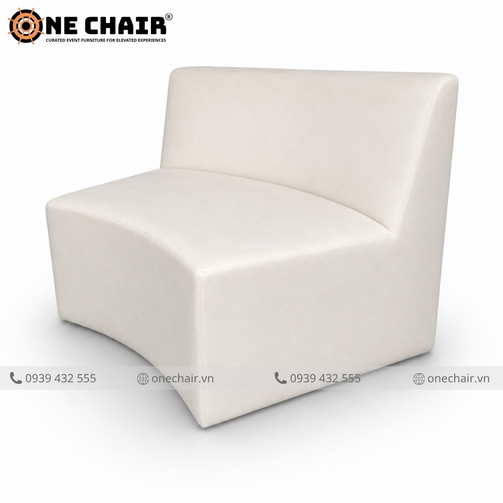 Sofa Cong Module - Crescent Incurve Modular Sofa Cho Sự Kiện Cao Cấp | ONE CHAIR