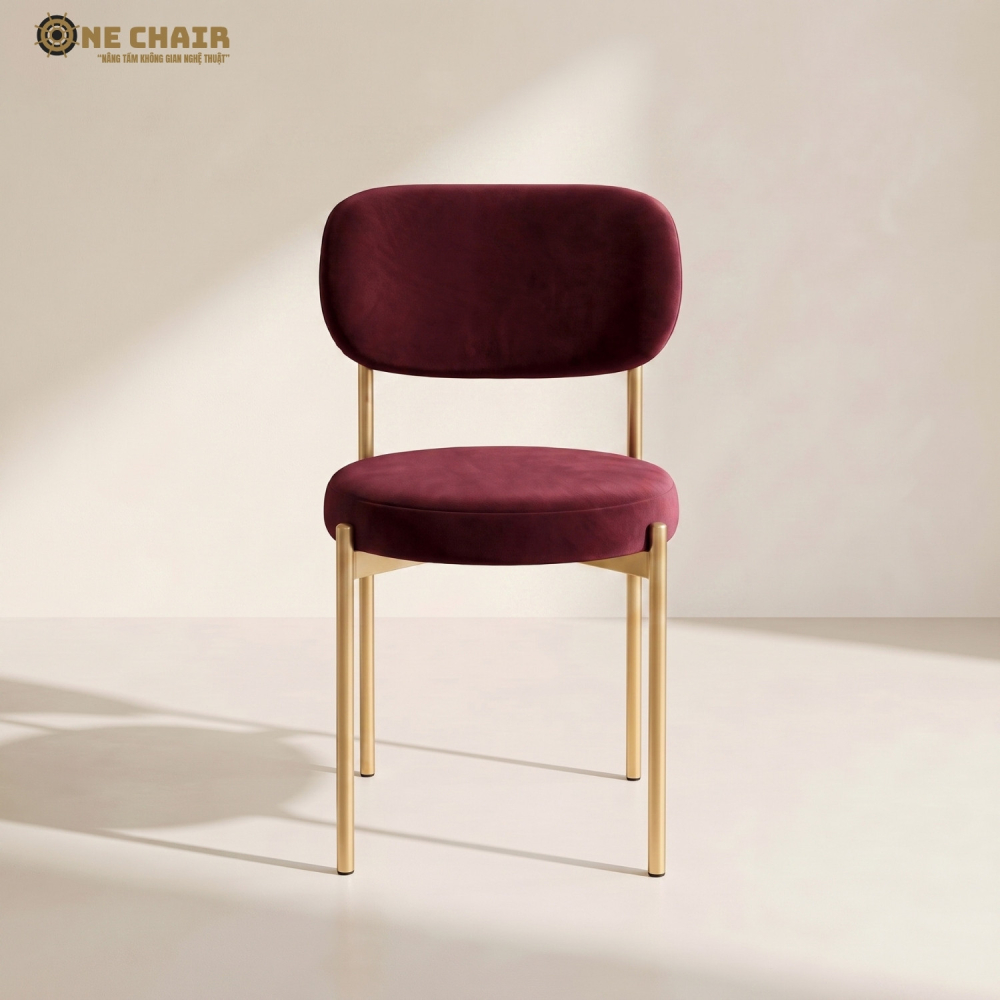 Velvet Chair – Burgundy Wine