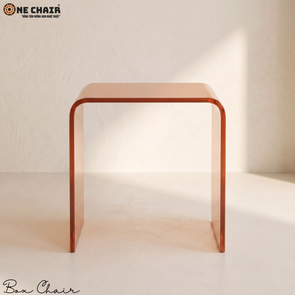 Box Chair Acrylic – Burnt Orange
