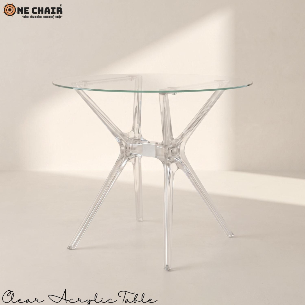Bàn Kính Mica Trong Suốt
