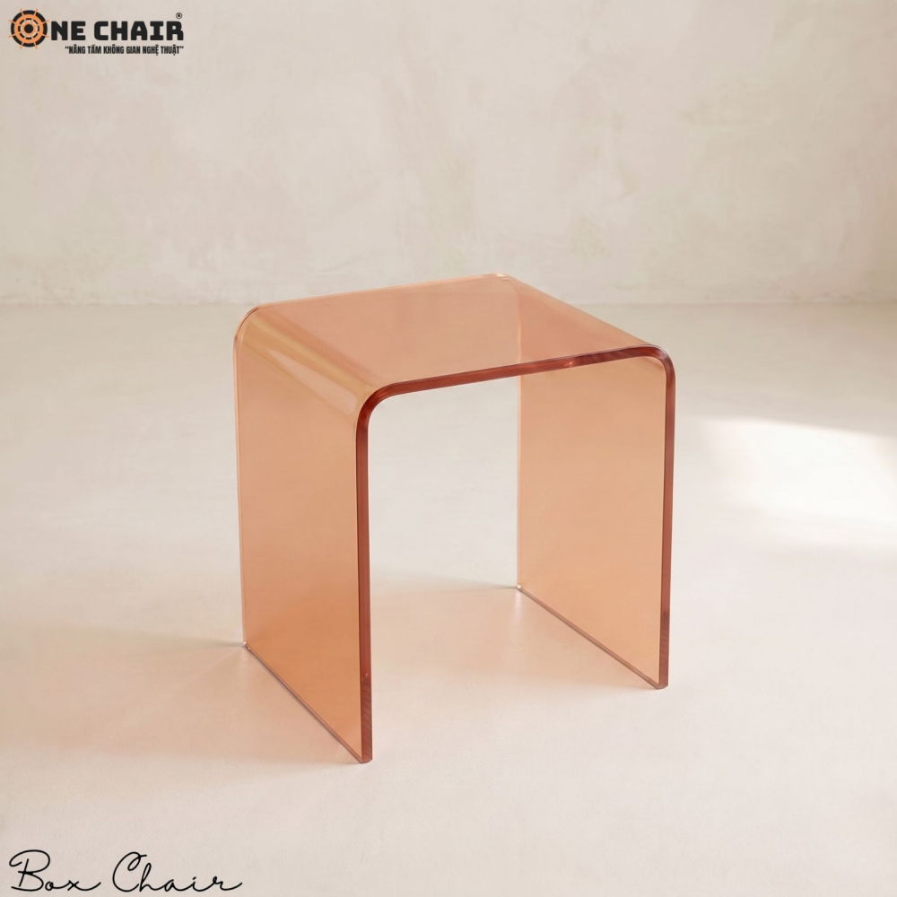 Box Chair Acrylic – Burnt Orange