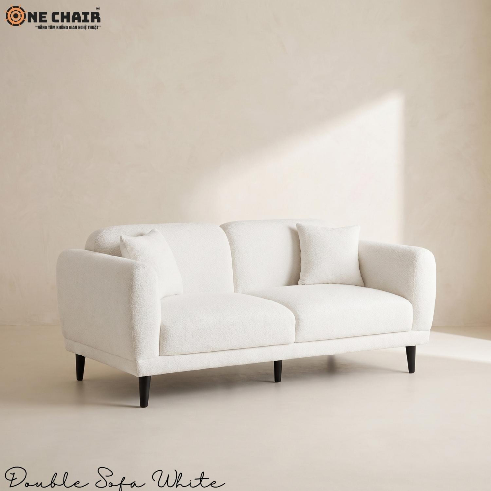 Double Sofa White