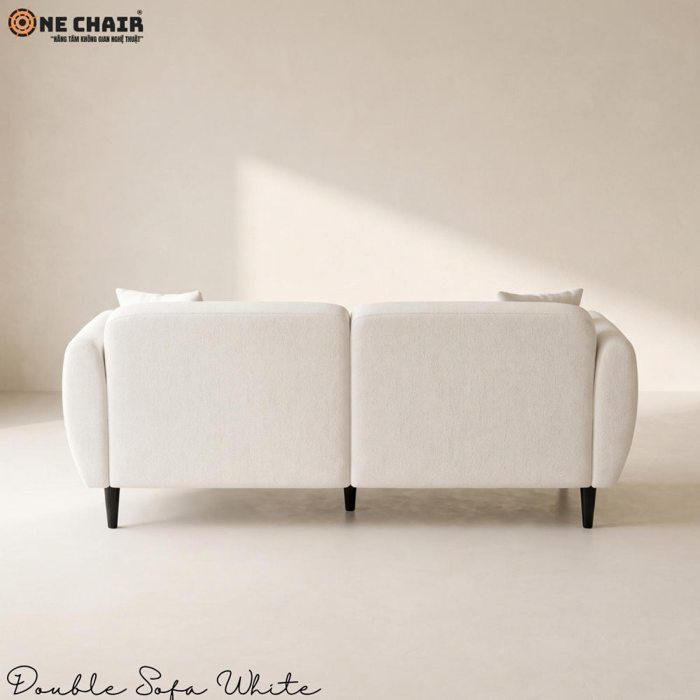 Double Sofa White