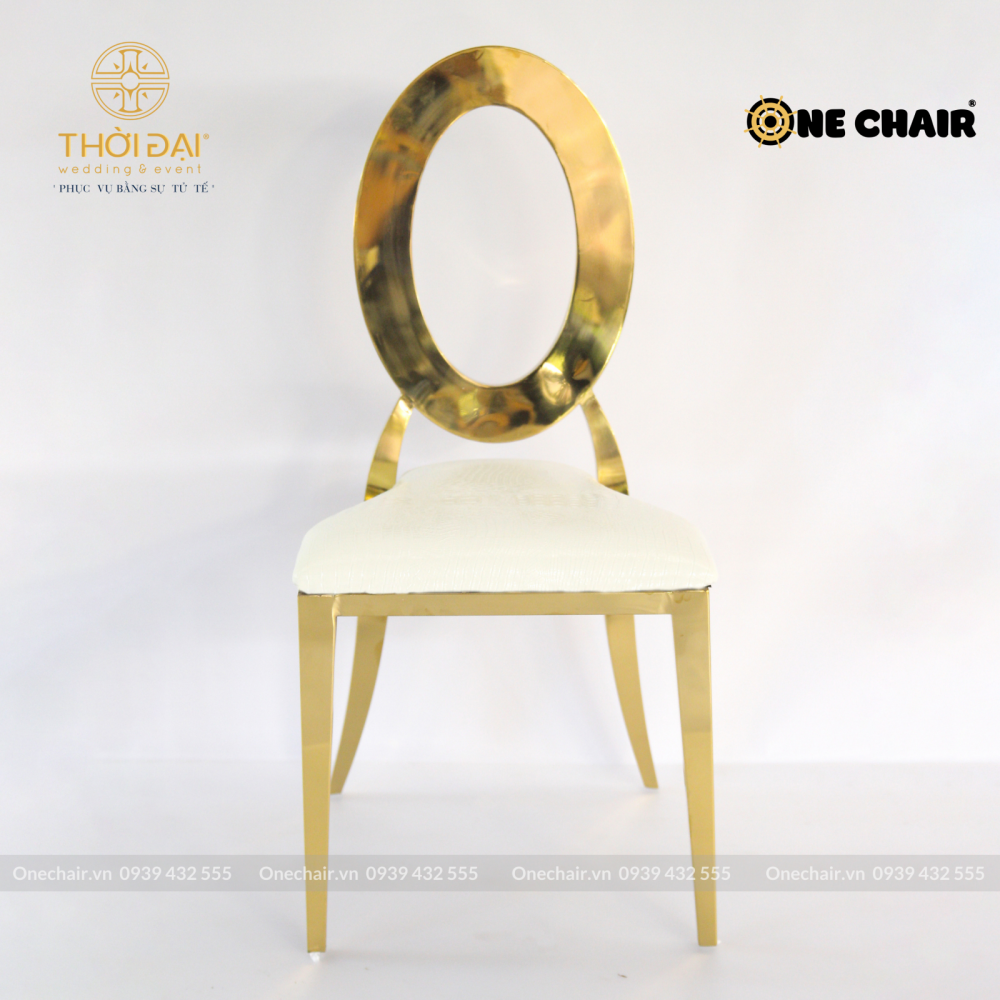 Ghế louis đám cưới nội thất nhà hàng tiệc cưới, khách sạn ghế mạ vàng sang trọng