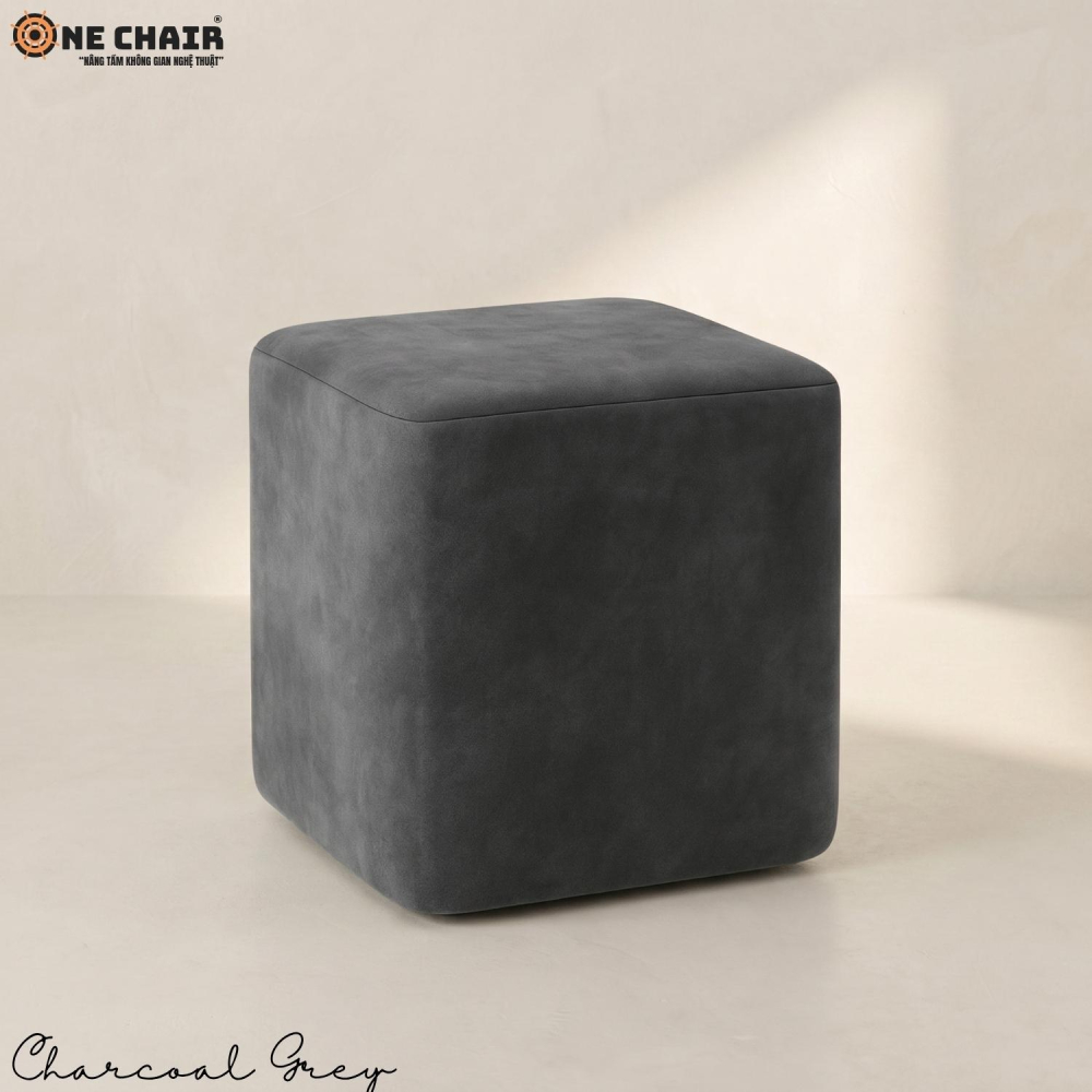 Đôn Vuông – Charcoal Grey