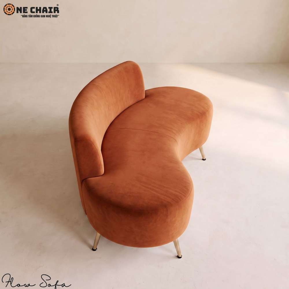 Flow Sofa – Burnt Orange