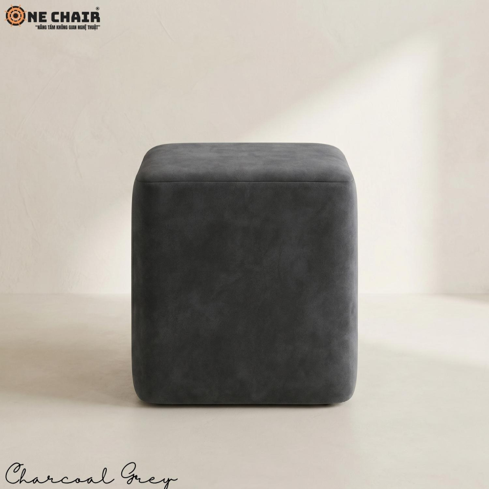 Đôn Vuông – Charcoal Grey