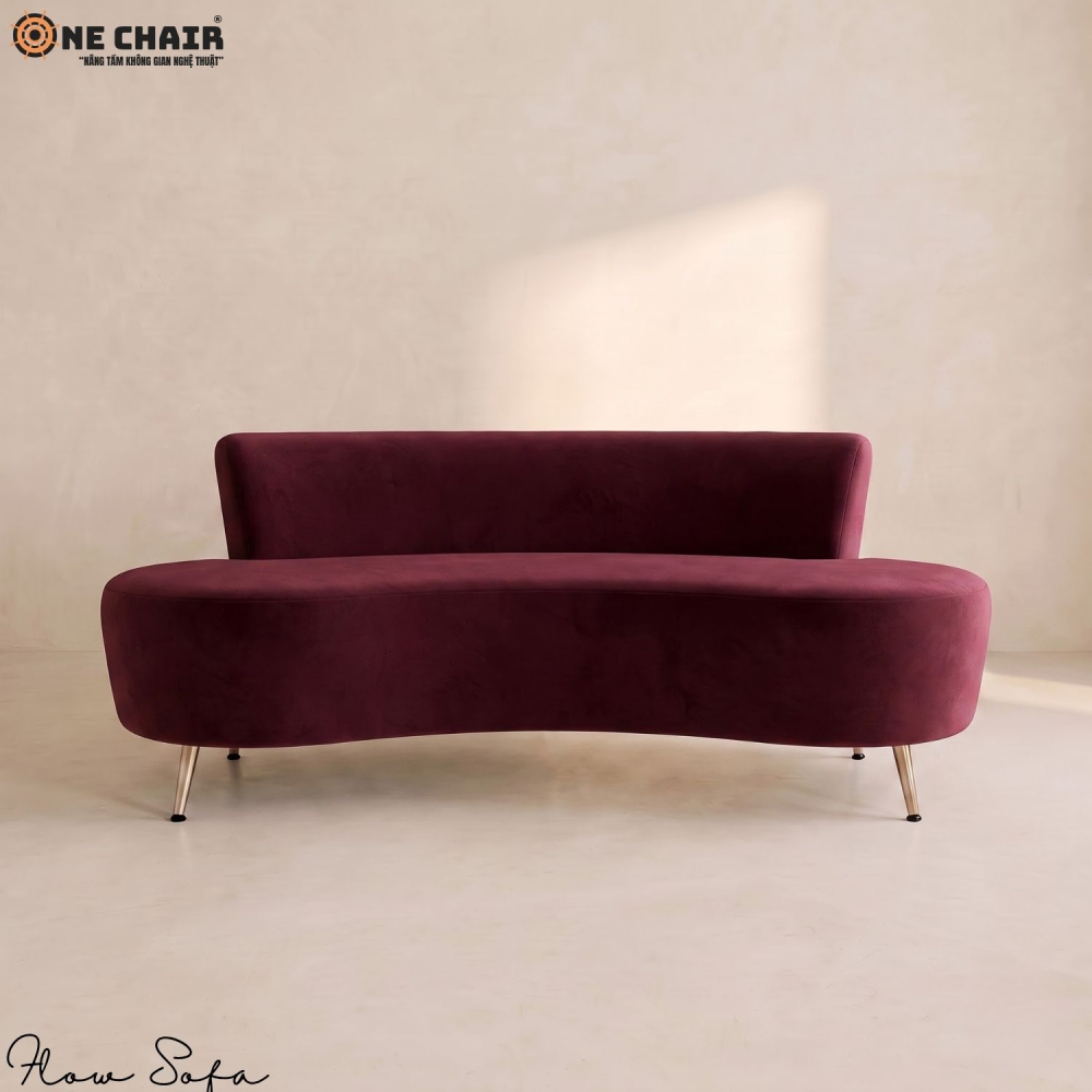 Flow Sofa – Burgundy Wine