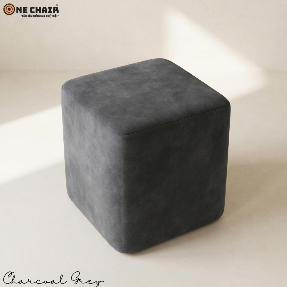 Đôn Vuông – Charcoal Grey