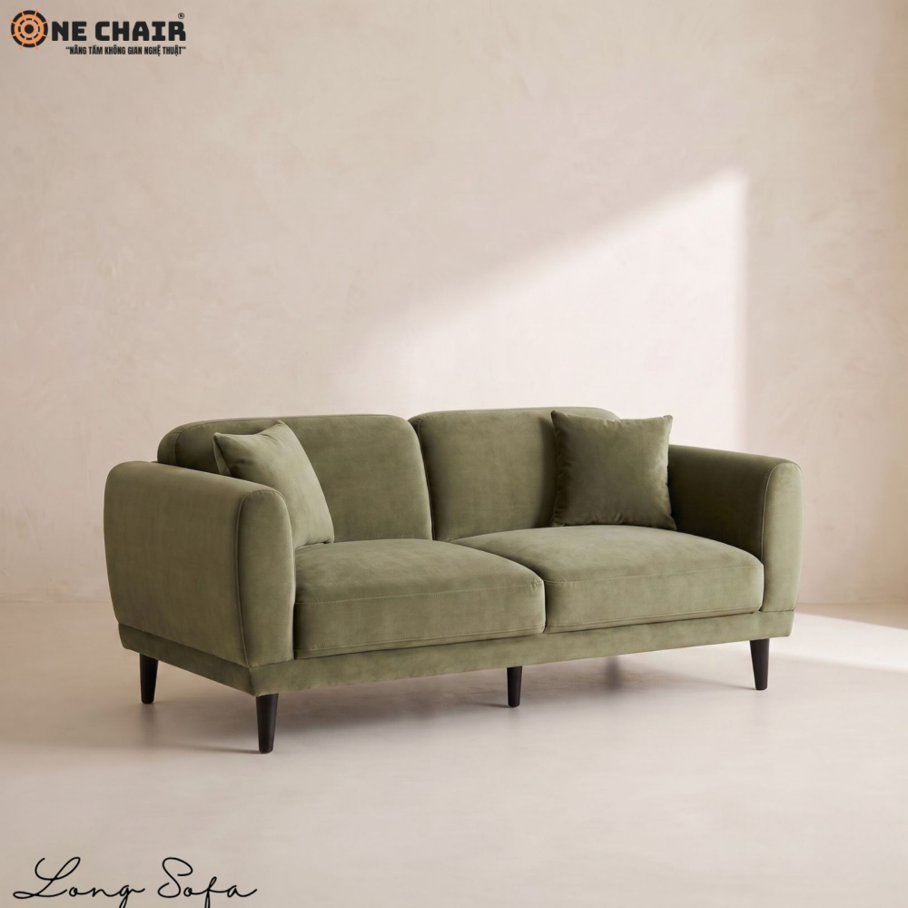Double Sofa – Olive Moss