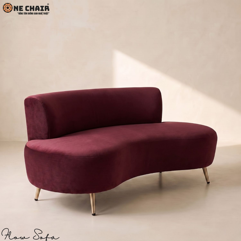 Flow Sofa – Burgundy Wine