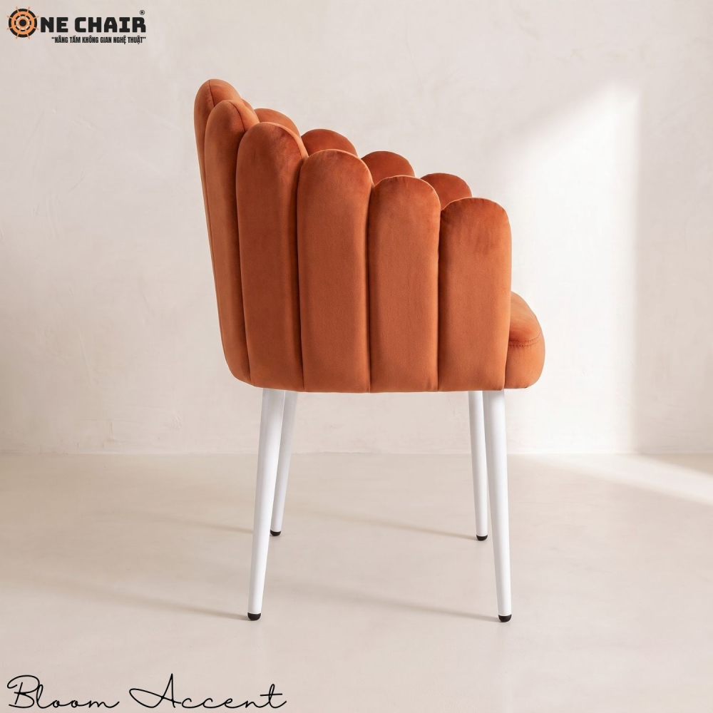 Bloom Accent Chair – Burnt Orange