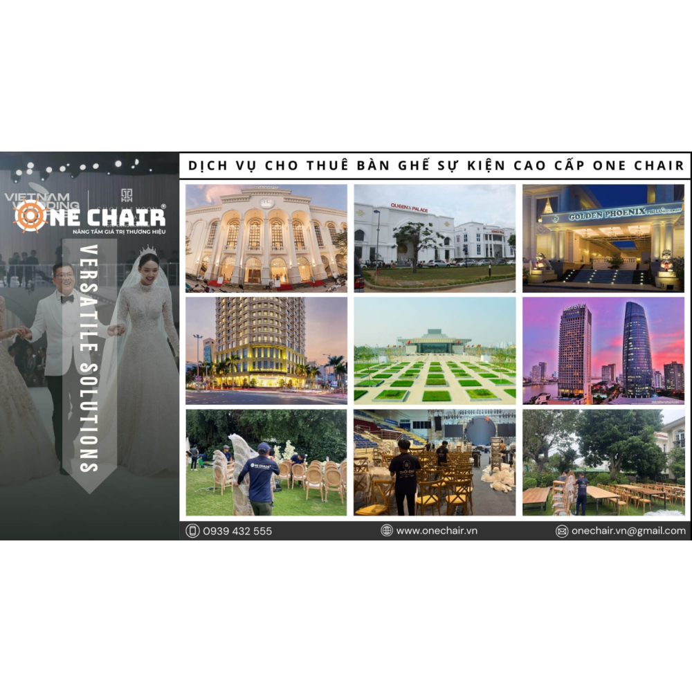 Dịch Vụ Cho Thuê Bàn Ghế Sự Kiện Cao Cấp Tại TP. Đà Nẵng - ONE CHAIR Giải Pháp Setup Không Gian Sự Kiện Chuyên Nghiệp