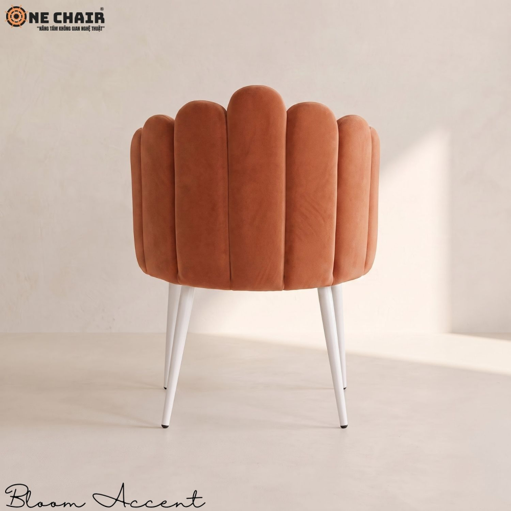 Bloom Accent Chair – Burnt Orange