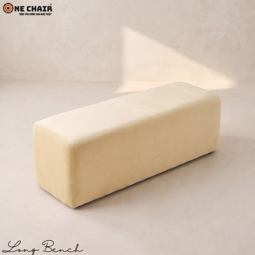 Ghế Băng Vải – Butter Yellow