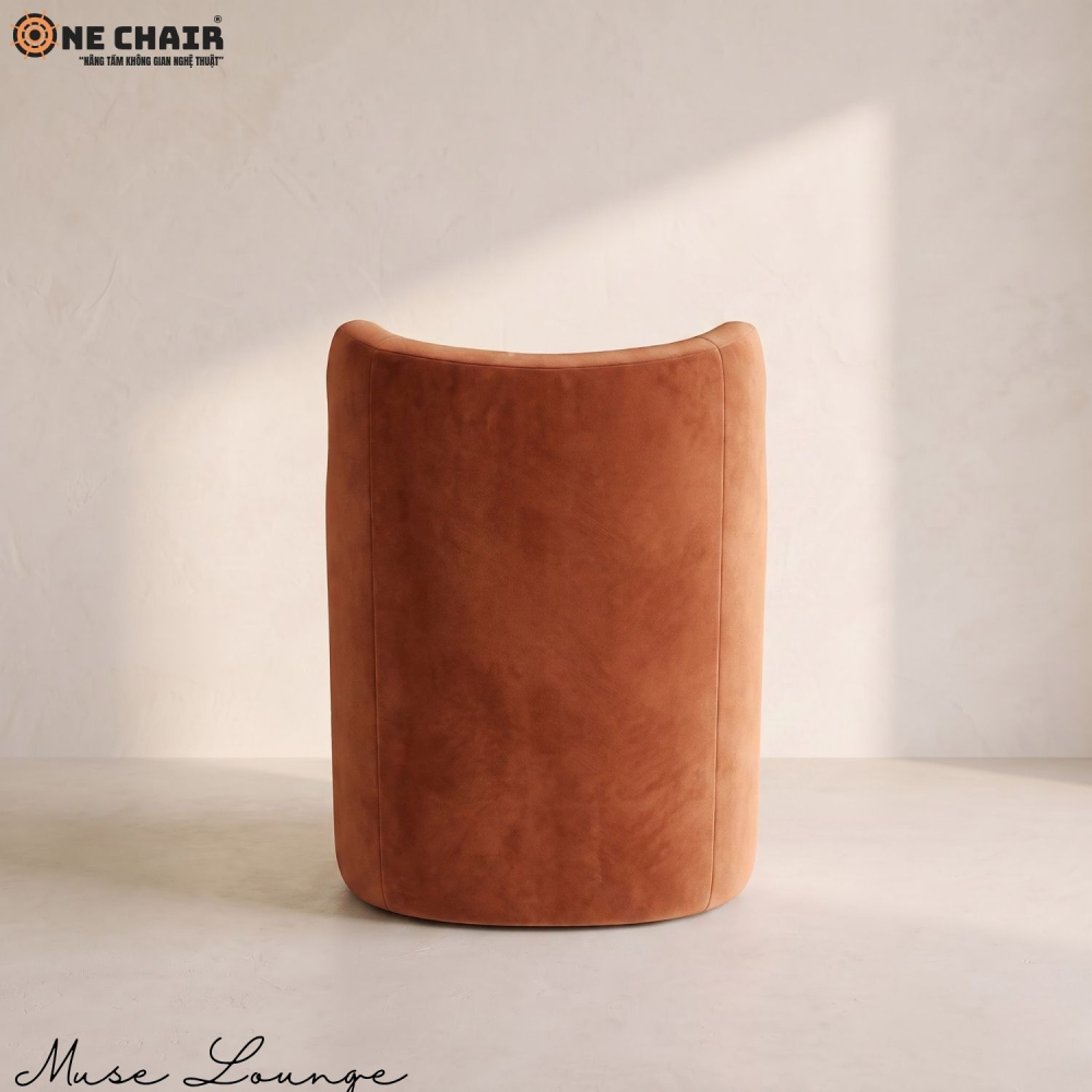 Muse Lounge Chair – Burnt Orange