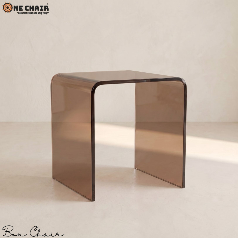 Box Chair Acrylic – Chocolate Brown