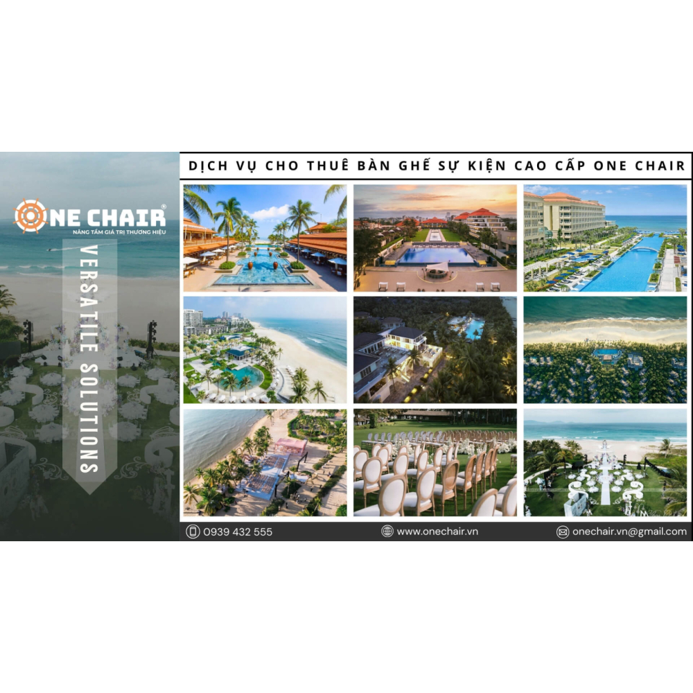 Dịch Vụ Cho Thuê Bàn Ghế Sự Kiện Cao Cấp Tại TP. Đà Nẵng - ONE CHAIR Giải Pháp Setup Không Gian Sự Kiện Chuyên Nghiệp