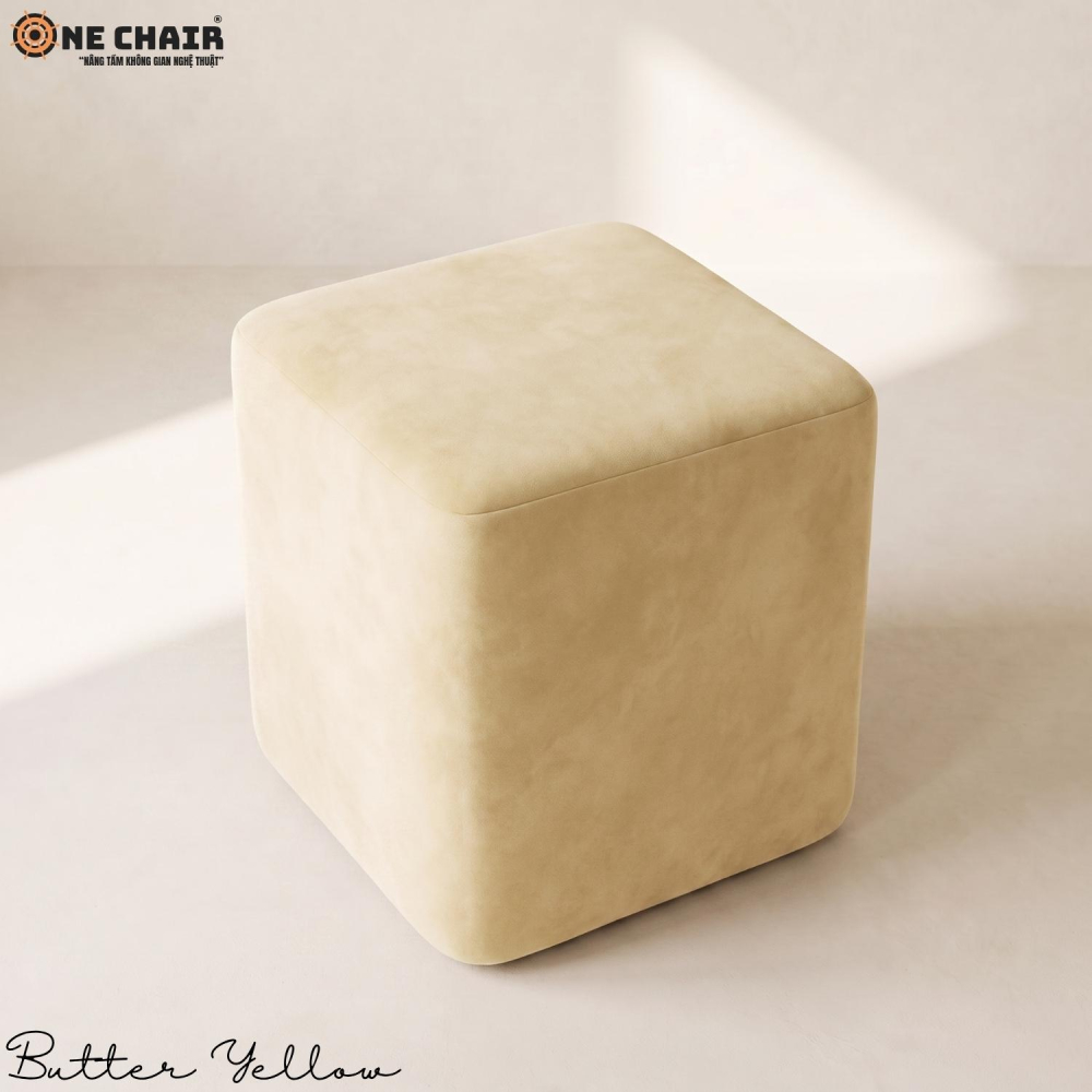 Đôn Vuông – Butter Yellow