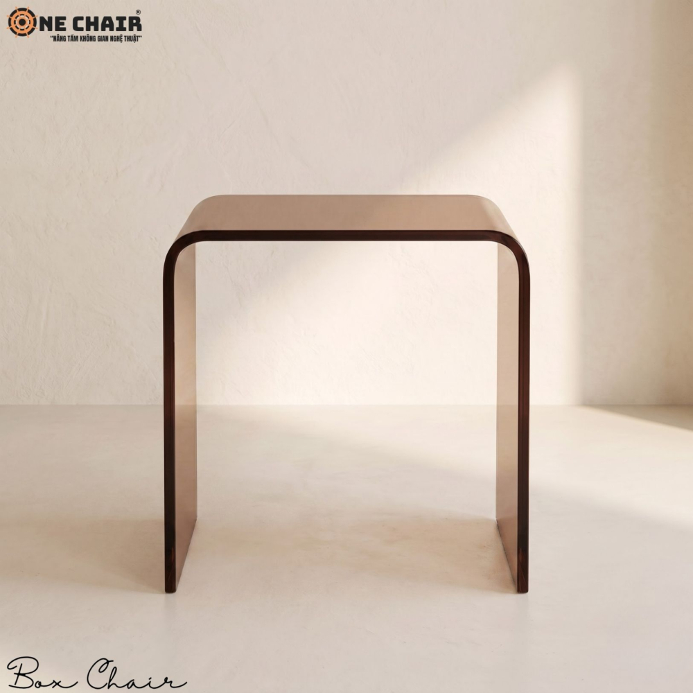 Box Chair Acrylic – Chocolate Brown