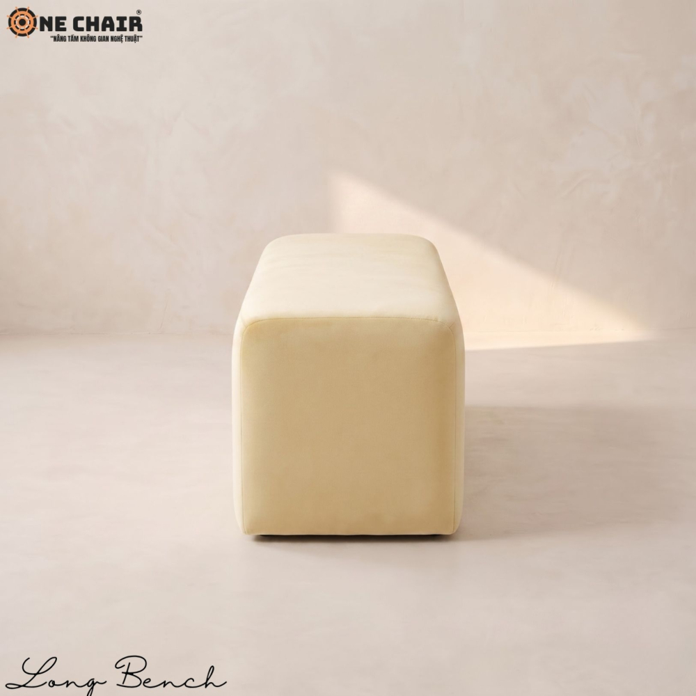 Ghế Băng Vải – Butter Yellow