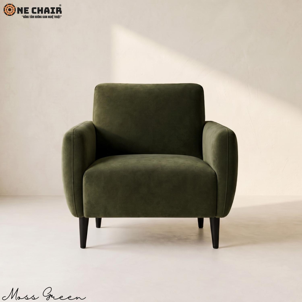 Single Sofa – Moss Green