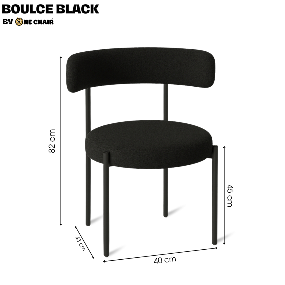Bouclé Ruby Wine – Khung Kim Loại Đen | Ghế Sofa Mini Sang Trọng