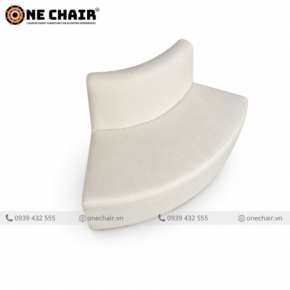 Crescent Curve Modular Sofa Cho Sự Kiện Cao Cấp | ONE CHAIR