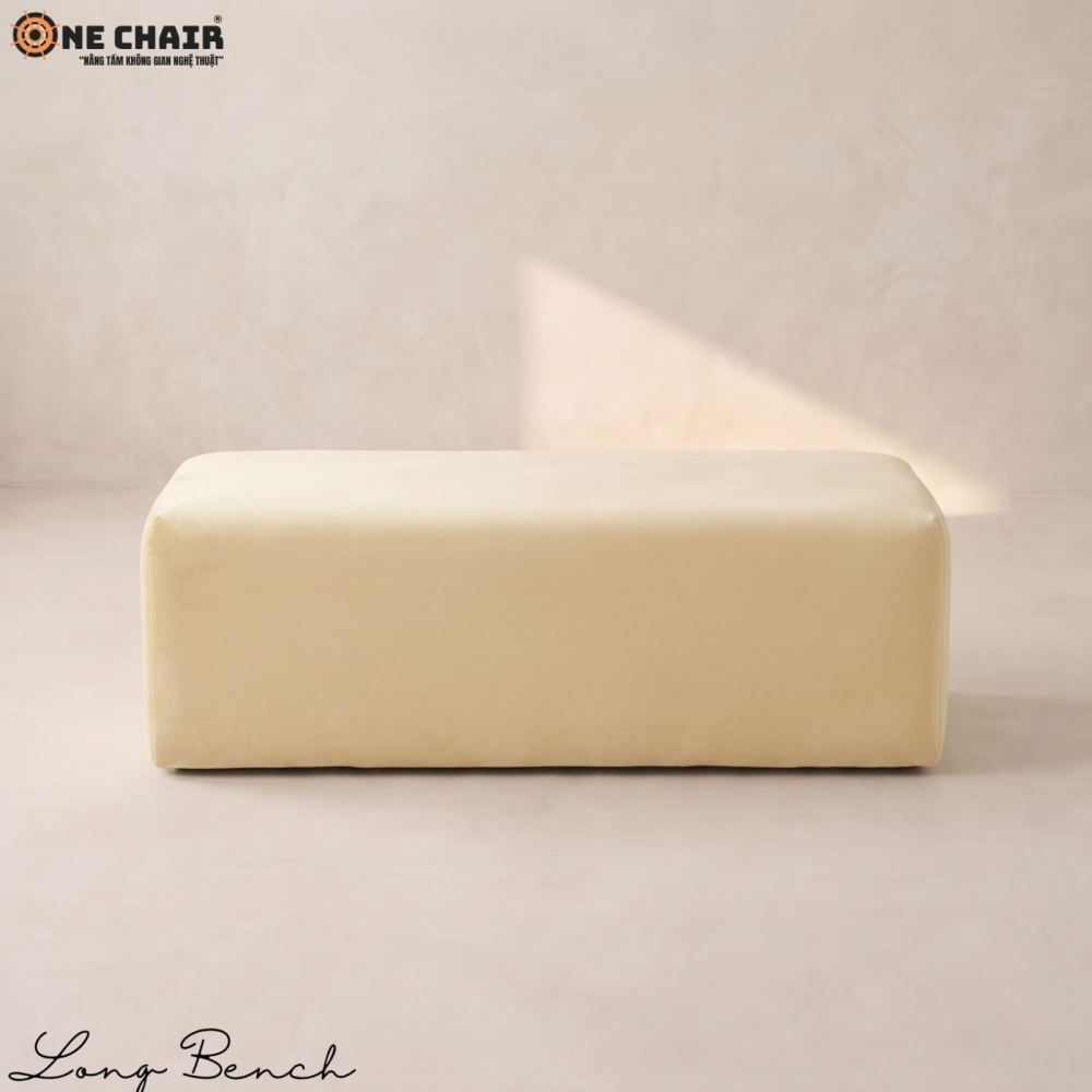 Ghế Băng Vải – Butter Yellow