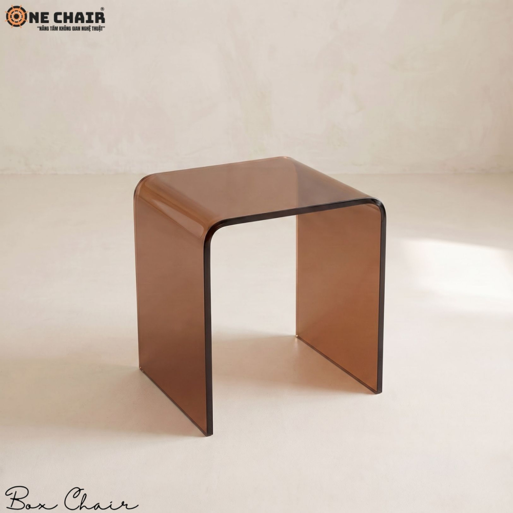 Box Chair Acrylic – Chocolate Brown
