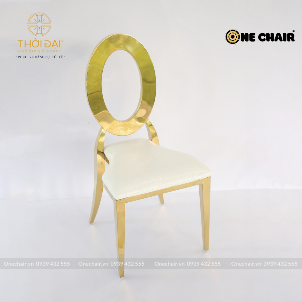 Ghế louis đám cưới nội thất nhà hàng tiệc cưới, khách sạn ghế mạ vàng sang trọng