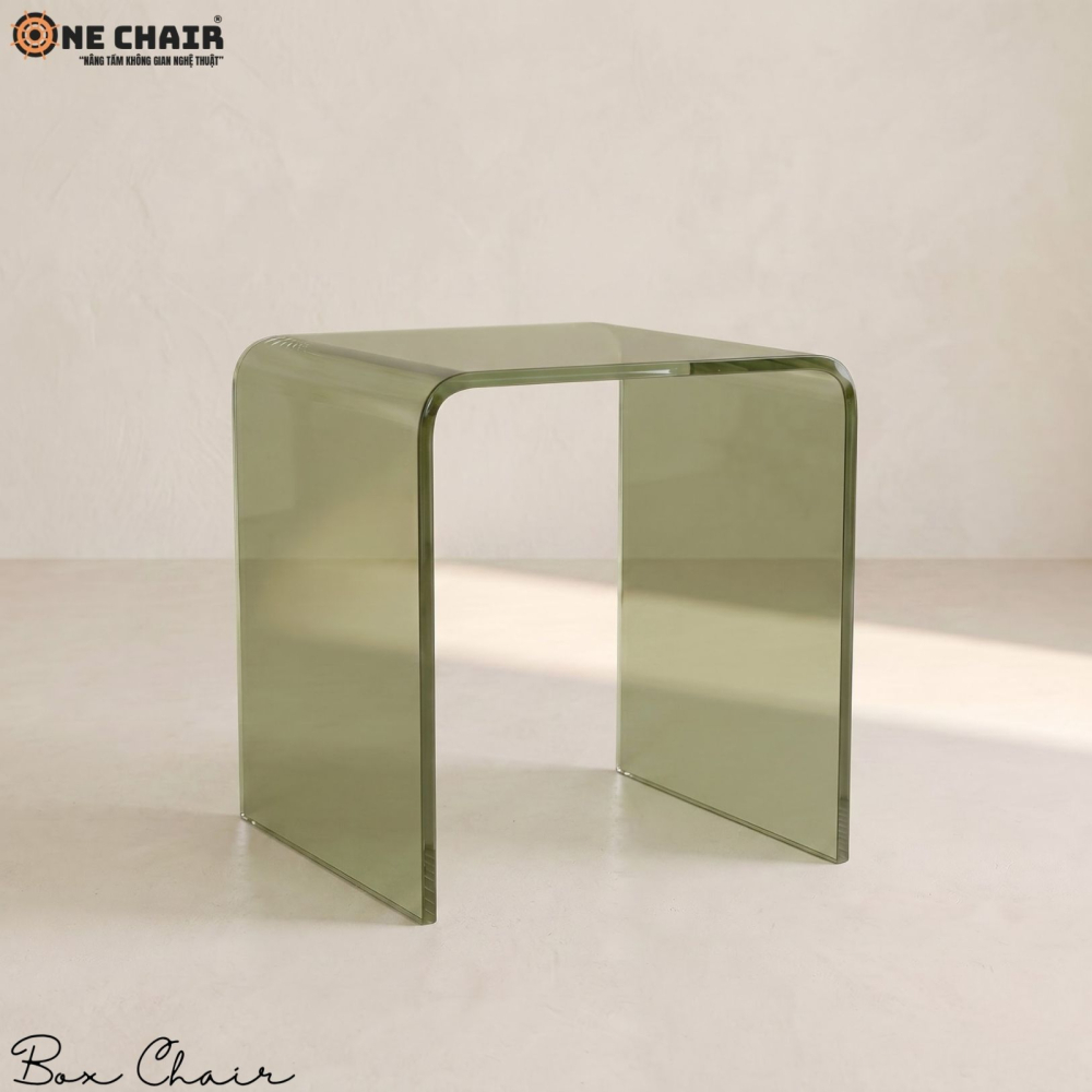 Box Chair Acrylic – Olive Moss