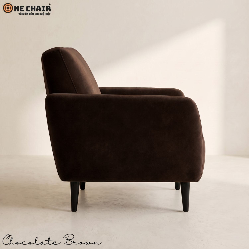 Single Sofa – Chocolate Brown
